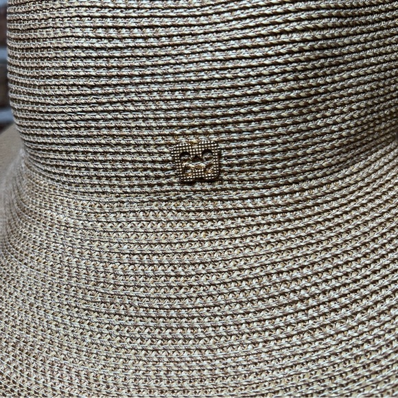 Eric Javits Hampton Squishee Sun Hat Brim Packable UPF 50+ Resort Beach 🏖️ - Picture 3 of 10